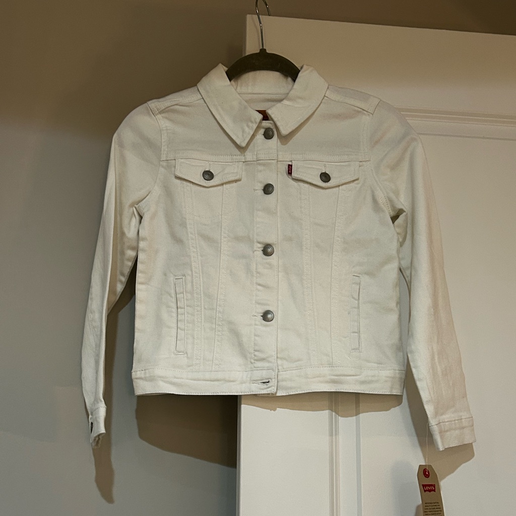 Levi's Youth White Denim Jacket